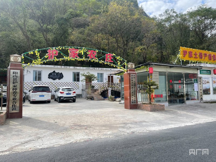 黄佩明带领村里的退役军人发展农庄、民宿（央广网记者  张顺鹏  摄）