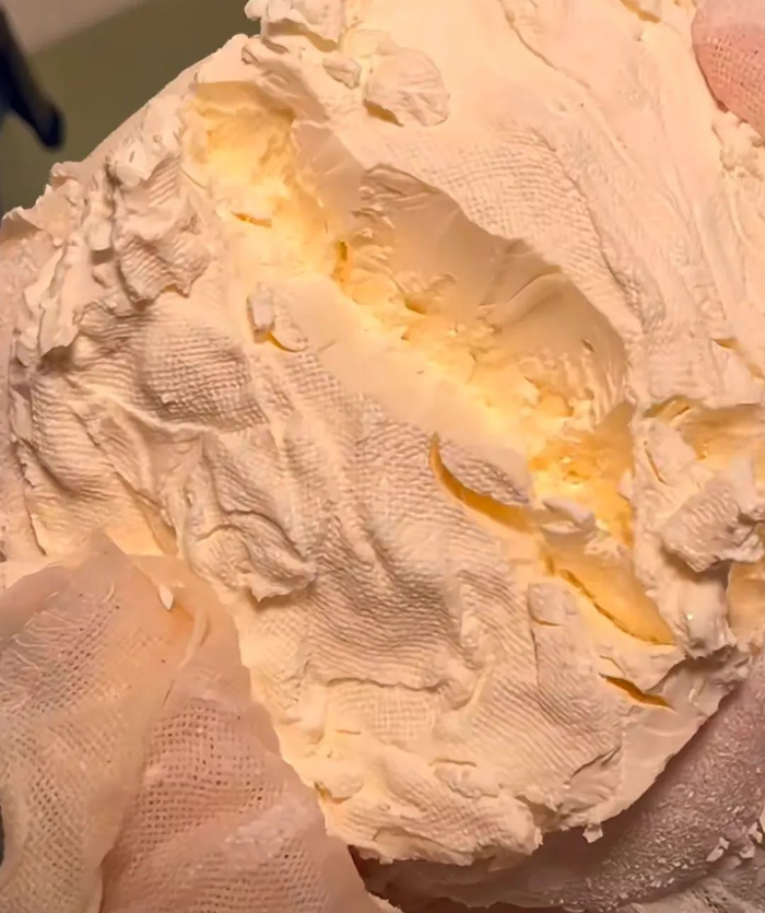 网友自制干噎酸奶 社交媒体截图