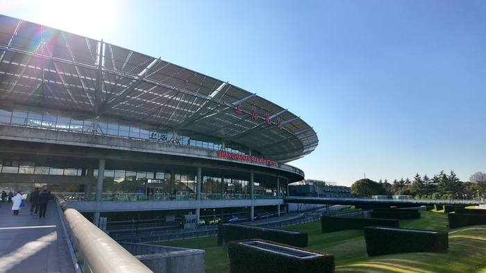 上海南站北侧进站口  本文图片均为上观新闻 图