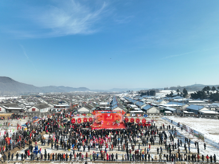 赫图阿拉村晚现场（央广网发  抚顺市委宣传部供图）