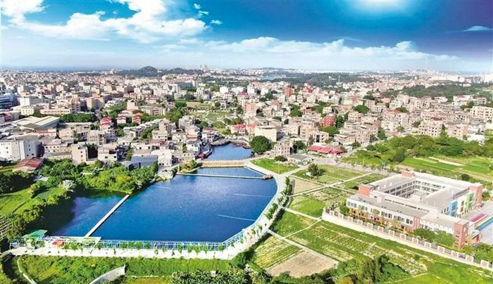 石狮市厝仔村航拍 泉州晚报 供图