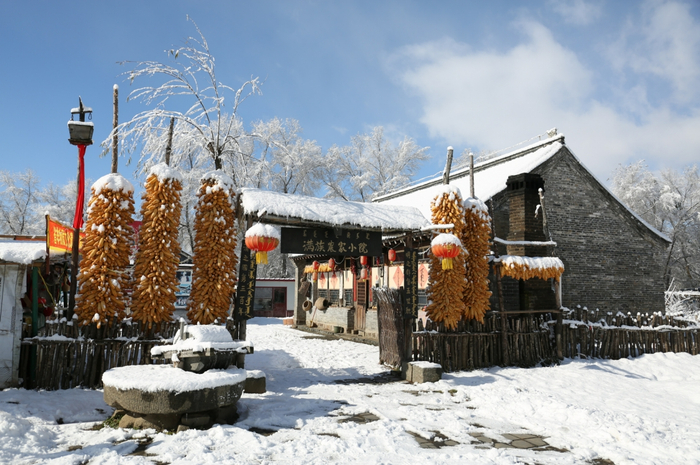 满族农家小院（央广网发  抚顺市委宣传部供图）