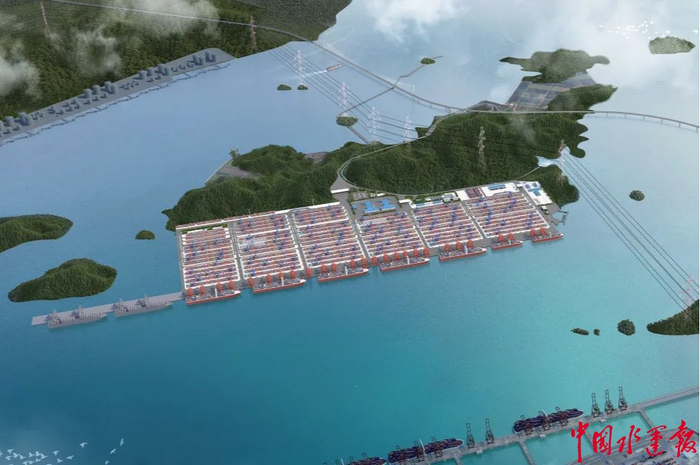 图为佛渡集装箱码头项目规划示意图。