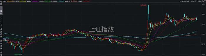 2024年1月，上证指数在3000点下方持续下行，一度出现恐慌。