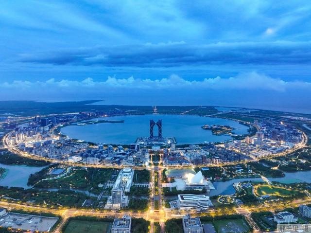“贝碧嘉”过境后的滴水湖 邢千里摄