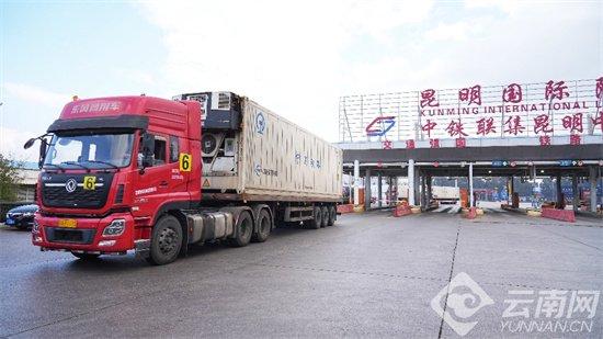 　　中老铁路货物运输量突破5000万吨。许卓皓 摄