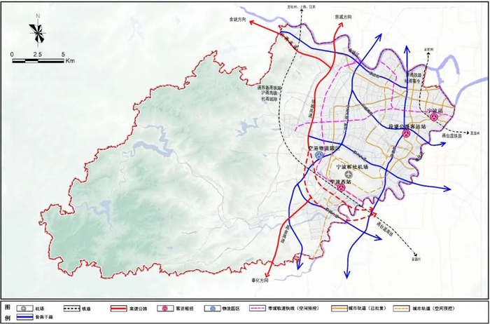 综合交通规划图