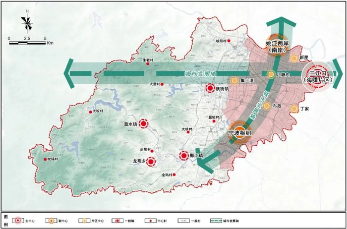 城镇空间格局规划图