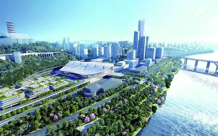     重庆站效果图 受访单位供图