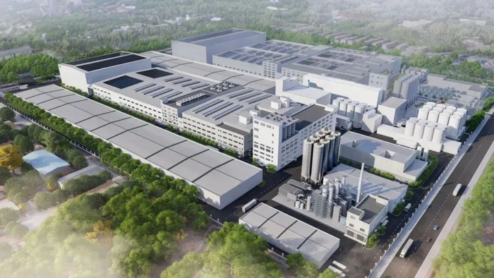 ▲山东玻纤年产17万吨ECER玻纤生产线数字化升级技改项目