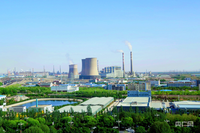 酒钢集团俯瞰图（央广网发 嘉峪关市委宣传部供图）