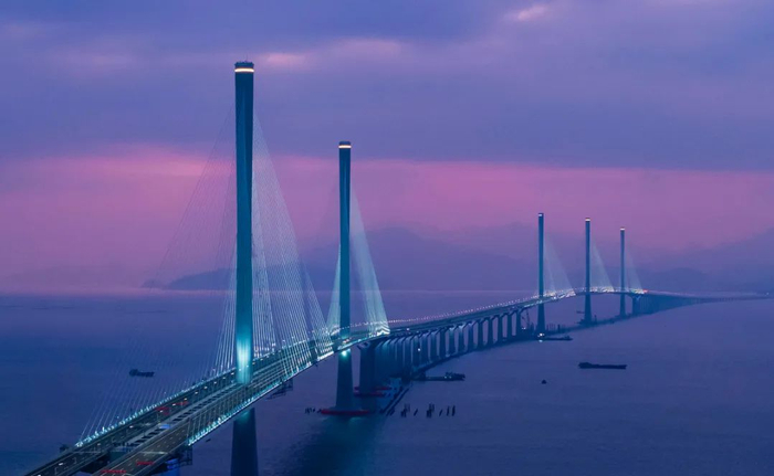 黄茅海跨海通道。李建束/摄