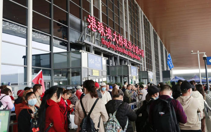 港珠澳大桥珠海公路口岸。程霖 通讯员张子恒/摄