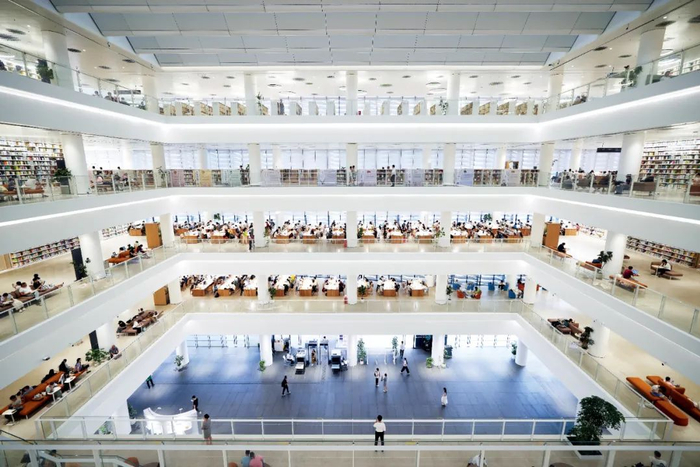 深圳图书馆北馆。图/深圳市龙华区委宣传部供