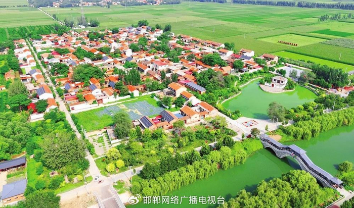风景秀美的馆陶县彭艾小镇天河村。