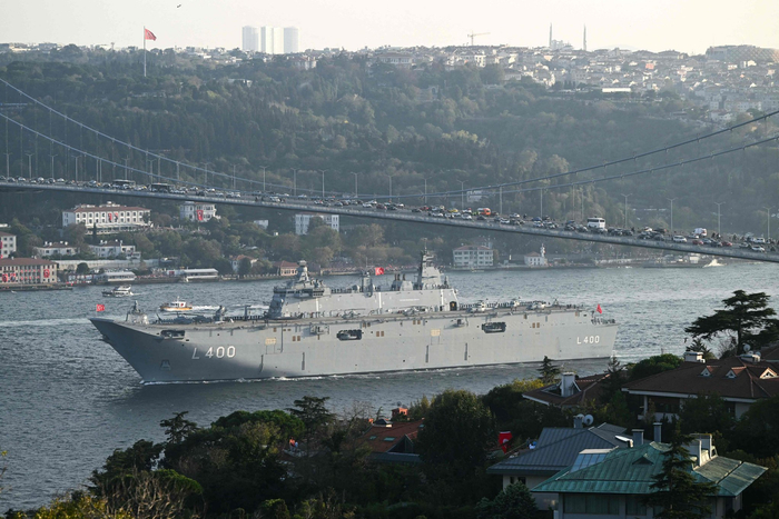   土耳其“阿纳多卢”号两栖攻击舰（法新社资料图片）