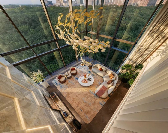 建筑面积约400平方米户型7米挑高实拍图