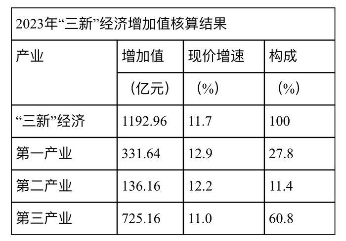 图为核算结果。海南省统计局供图