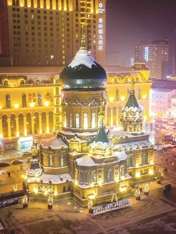     富有异国情调的建筑。 （旅行社供图）