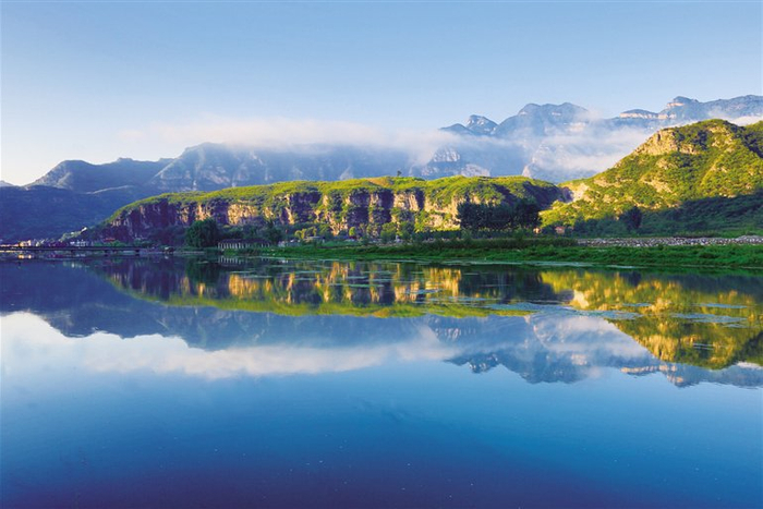 如今的保定天更蓝、水更清。