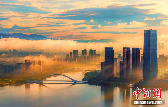 宜兴城市图。宜兴市委宣传部供图