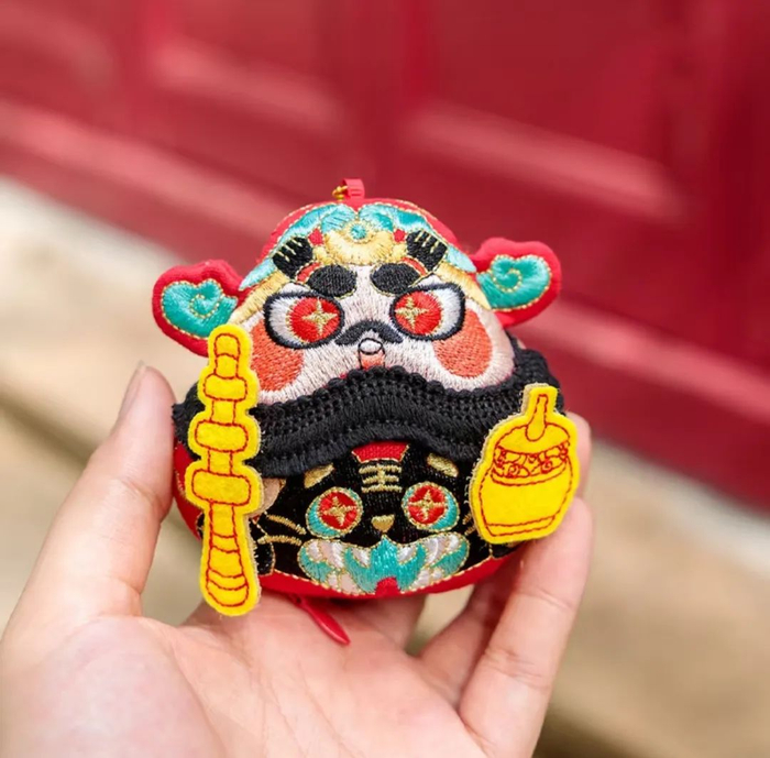 ▲2025新款【五路财s赵明公】刺绣立体香包