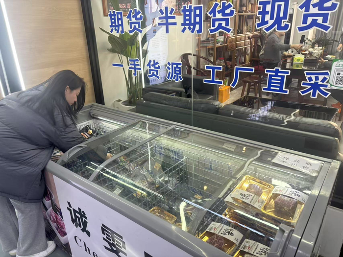牛肉价格未现明显波动。劳动报记者陆燕婷 摄影