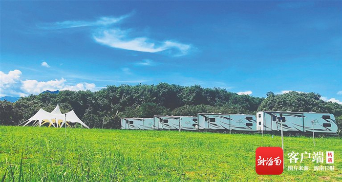 白沙五里路茶韵共享农庄房车营地。黄汉鼎 摄