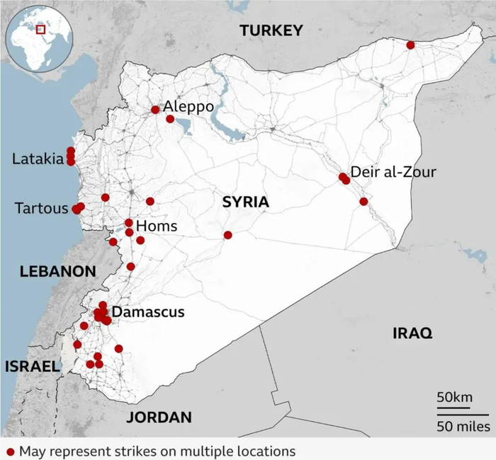 资料来源：BBC、IDF、 Syrian Observatory for Human Rights、山西证券研究所