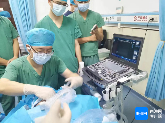 于波洋在手术中。医院供图