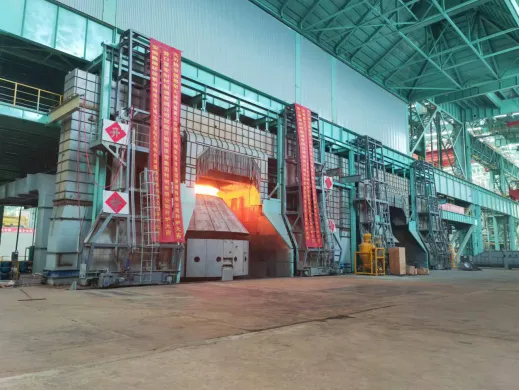 ▲ 转炉炼钢车间