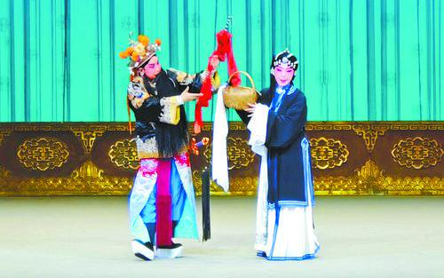 秦腔折子戏《赶坡》选段剧照