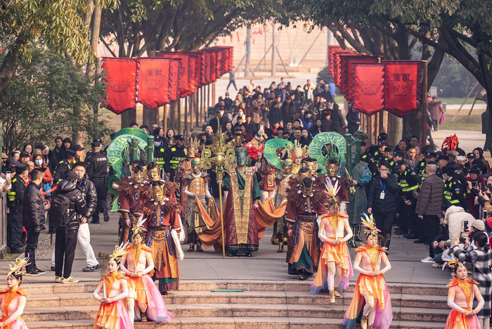 三星堆新年大典。德阳市委宣传部供图