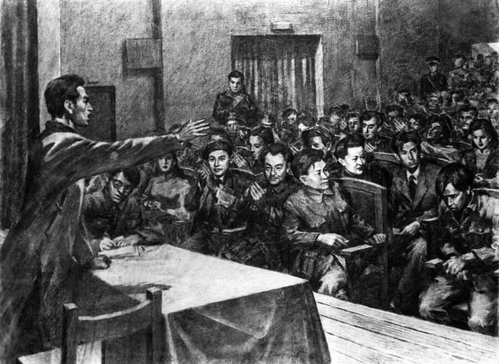 版画《东影成立》