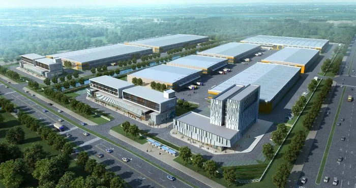 万实·潮汕智慧物流园。（来源：潮州商务）