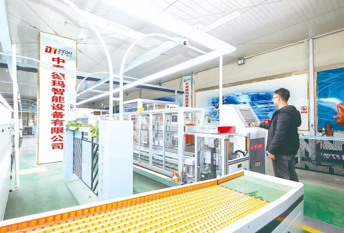 中泰德玛智能鞋机生产车间