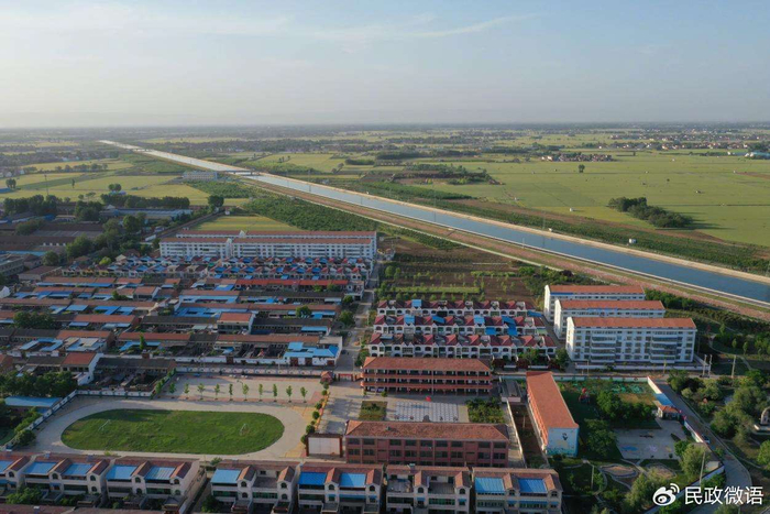 俯瞰温县张羌街道马庄村