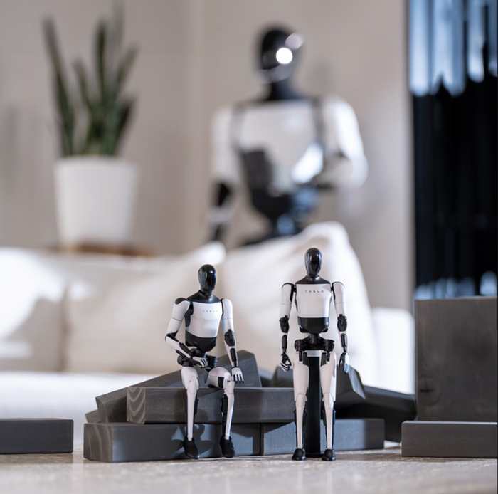 机器人形式的Tesla Bot Action Figure 图源 / 特斯拉商城