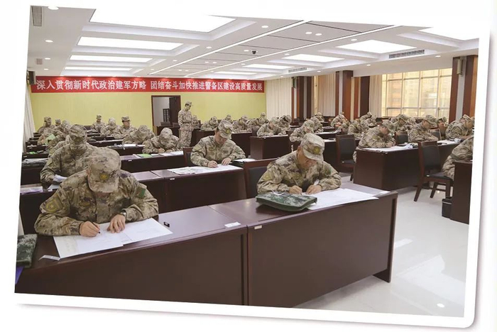 甘肃省兰州警备区组织参谋业务考核。董浩文摄