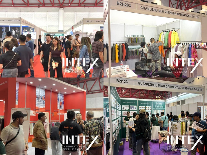 ▲ 往届INTEX印尼纺织展现场