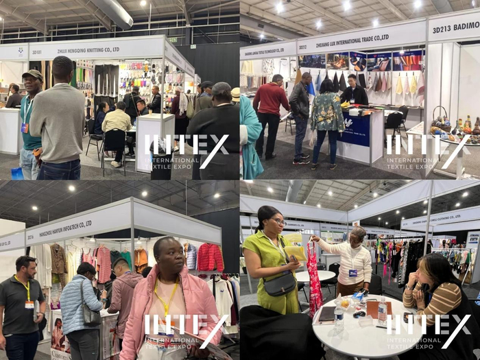 ▲ 往届INTEX南非纺织展现场
