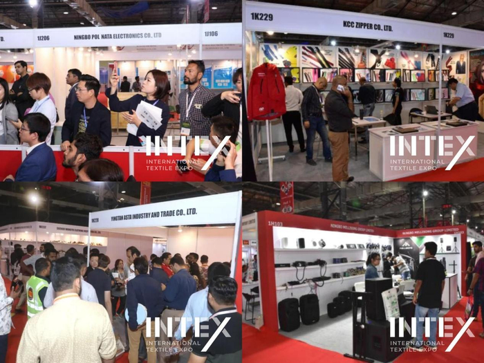 ▲ 往届INTEX印度纺织展现场