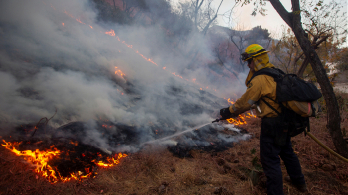 美国加利福尼亚州洛杉矶地区山火肆虐数日 图/上观新闻