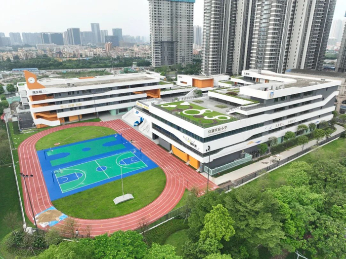 灯湖实验小学2024年9月启用。图/南海桂城