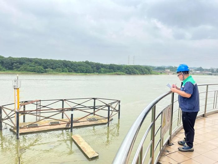 禅城供水检测水质情况。图/佛山水务