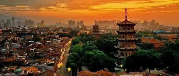 泉州宋元古城。图源：海丝泉州文旅之声