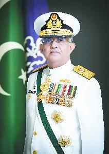 图片说明：巴基斯坦海军参谋长纳维德·阿什拉夫海军上将