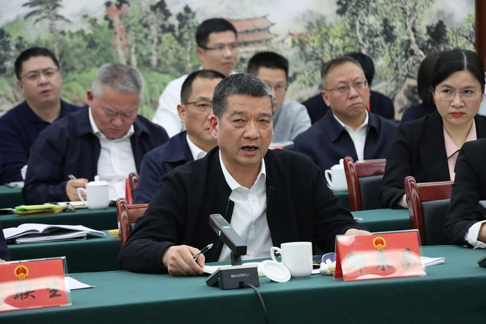 省人大代表、紫金矿业集团股份有限公司总裁邹来昌发言。