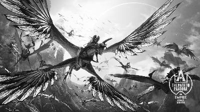 图片说明：《阿凡达3：火与烬》“灰烬族”概念图