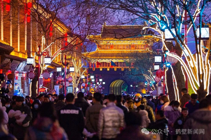 △浚县古城夜景（资料图）